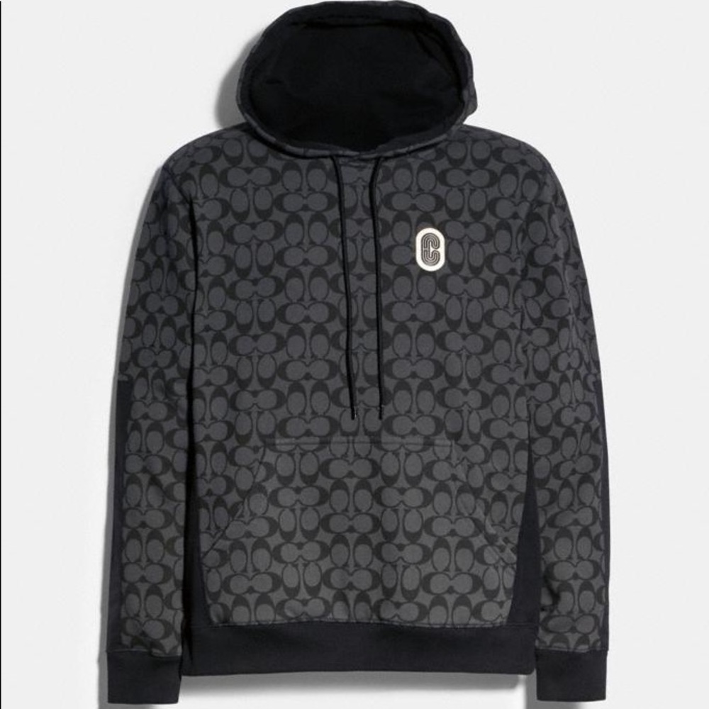 Coach Mixed Media Hoodie